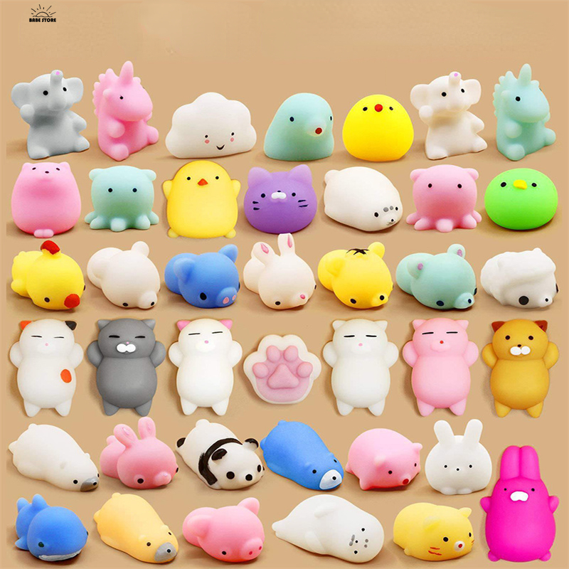 5 шт. Kawaii Squishies Anima мягкие игрушки для детей антистрессовый мяч сжимание вечерние сувениры снятие стресса сжимаемые игрушки на день рождения