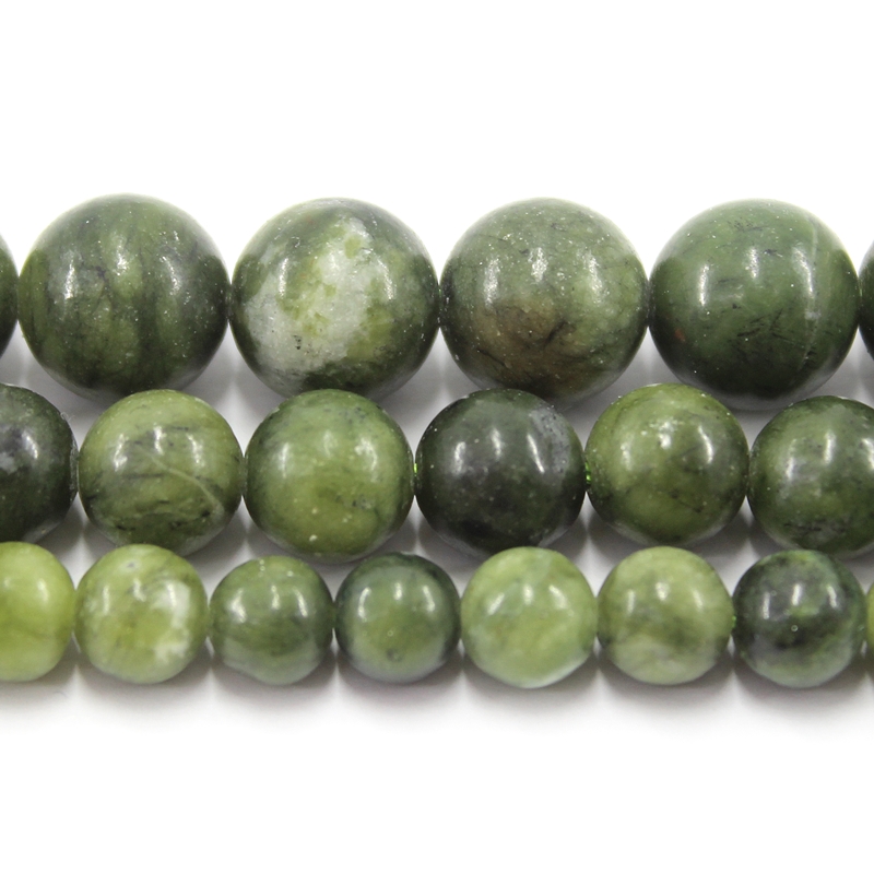 Natural sul jade 4 6 8 10 12mm polonês suave redondo solto fio contas de pedra para fazer jóias pulseiras colar brincos