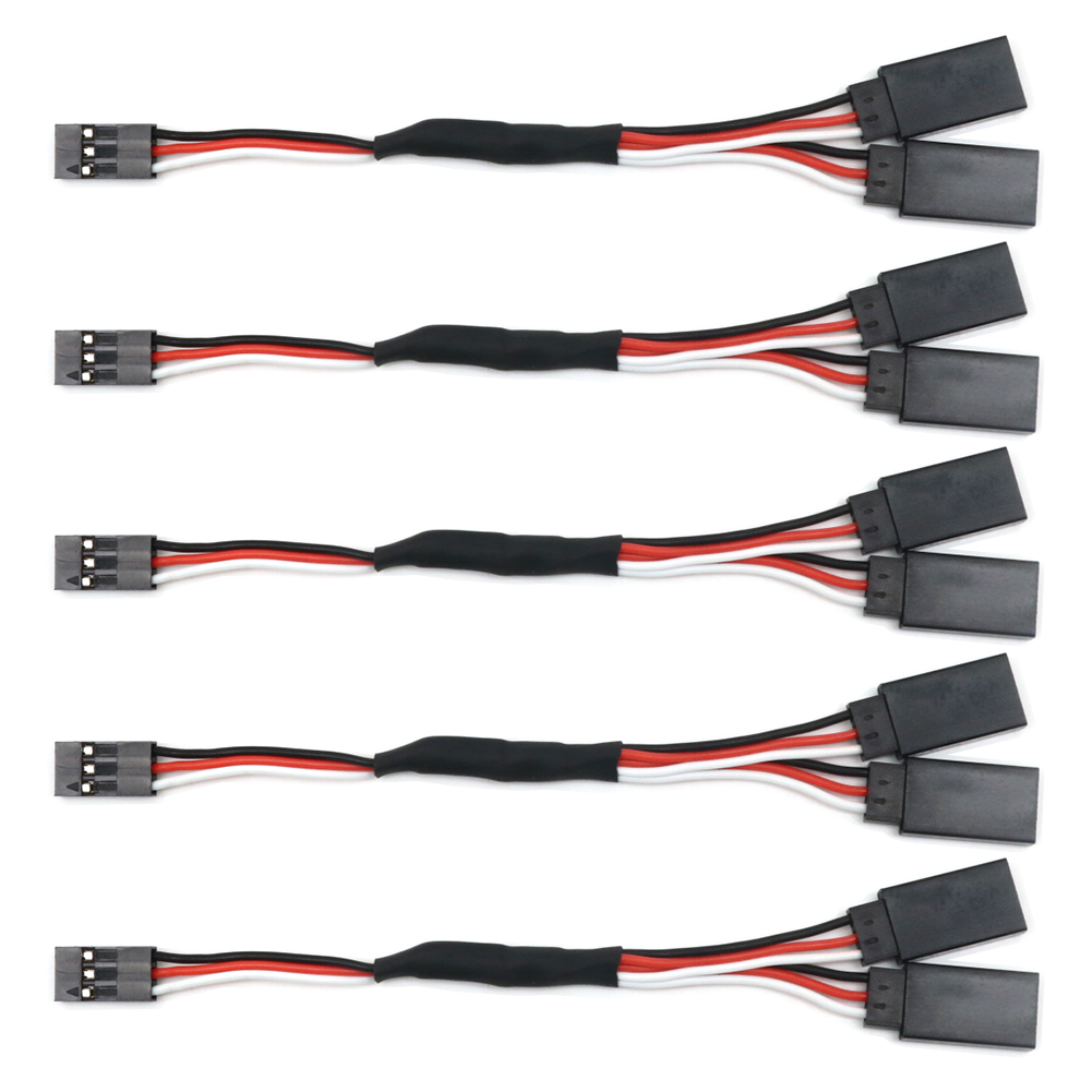 5 ชิ้น/ล็อต 150 มม.300 มม.500 มม.RC Servo Y สายไฟสายไฟสําหรับ JR Futaba Rc แบตเตอรี่ Drone รถเรือเฮลิคอปเตอร์เครื่องบิน