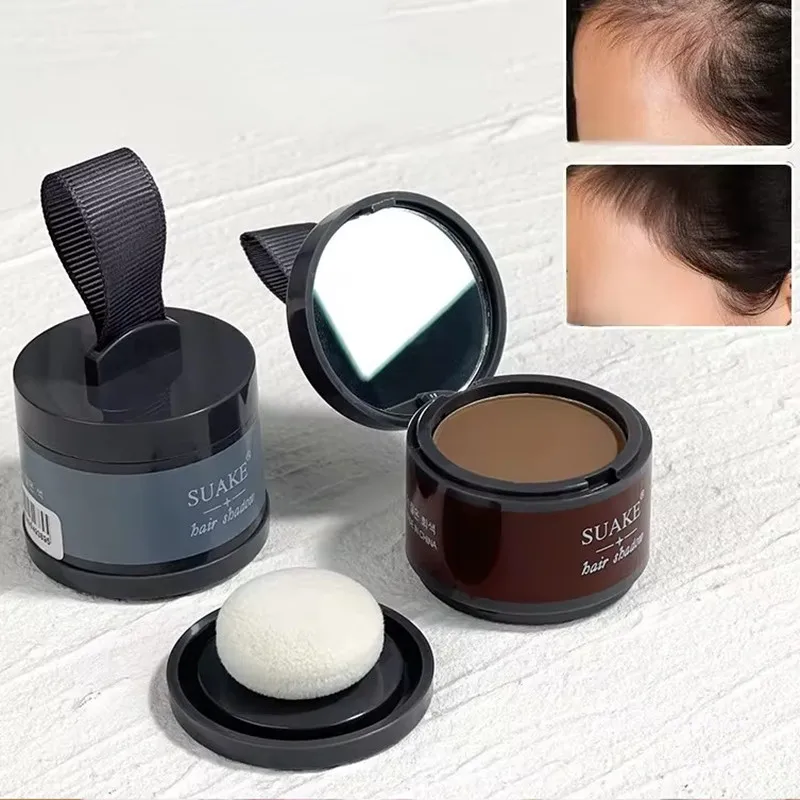 Poudre de ligne de cheveux 4 couleurs, couverture instantanée de racine noire et brune, réparation de peinture, remplissage de l'ombre de cheveux