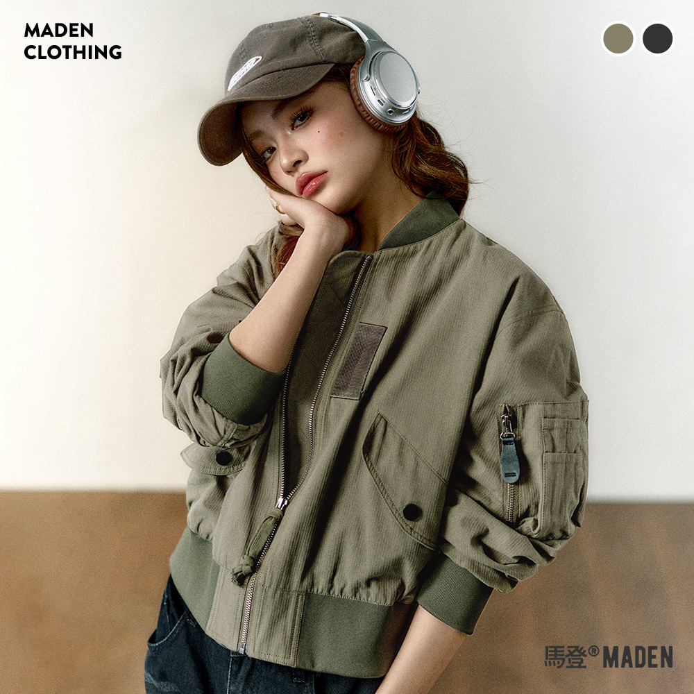 Maden Dames Bomberjack Ma1 Winter Mode Streetwear Retro Varsity Jack Dikke Vintage Hoge Kwaliteit Katoenen Jas 2024 Nieuw