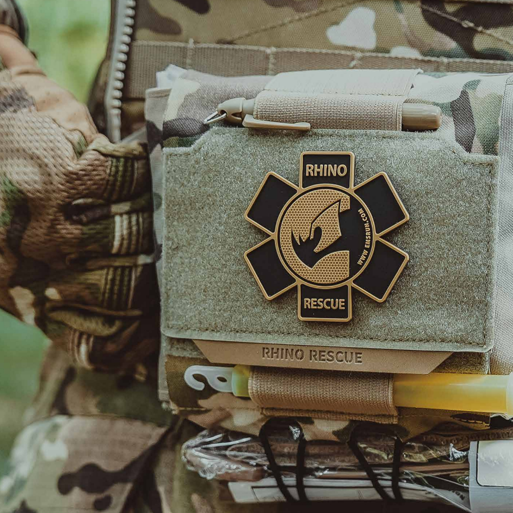 RHINO RESCUE Тактическая медицинская сумка Molle, горизонтальная сумка IFAK, быстросъемная аптечка для поясного жилета, уличного использования