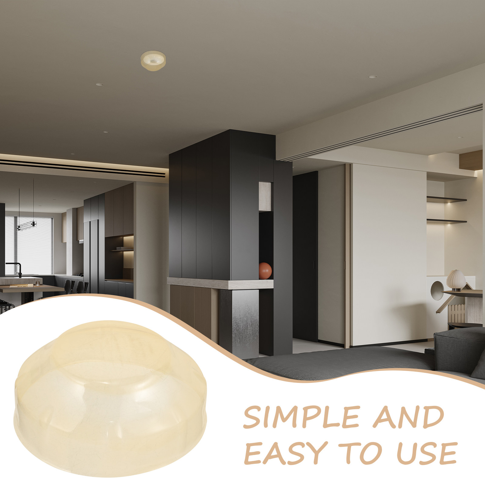 5Pcs Cover Plate Dustproof for Cooking Construction Areas Smoke Caps Fire Safety Fire Alarm Cover