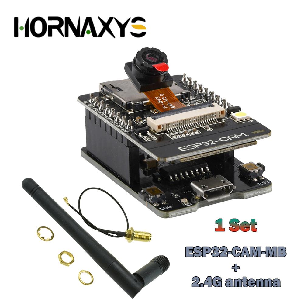 ESP32-CAM ESP32-CAM-MB MICRO USB ESP32 Плата разработки с последовательным портом Wi-Fi CH340 CH340G 5 В Bluetooth + OV3660 Модернизированная камера OV2640