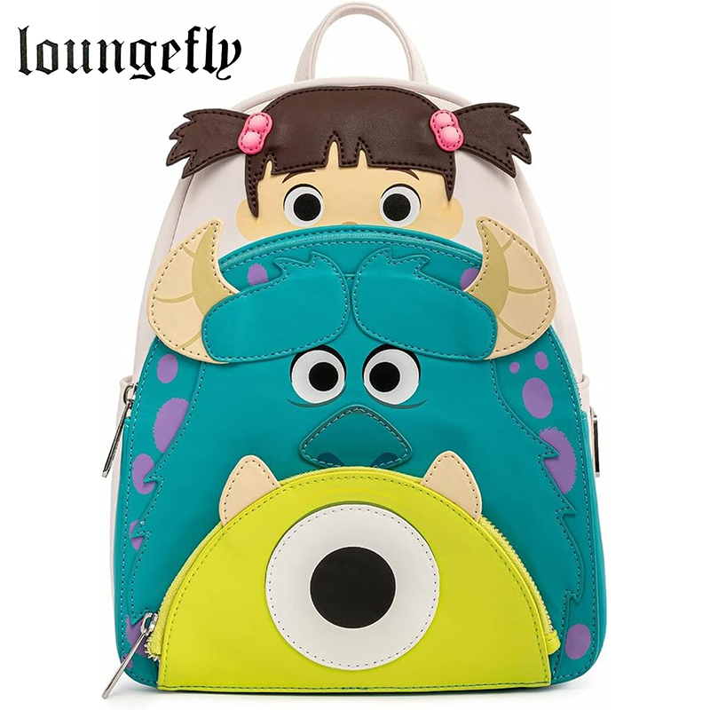 Loungefly Disney Pixar Monsters Inc Boo Mike Sully Cosplay damska torba na ramię z podwójnym paskiem