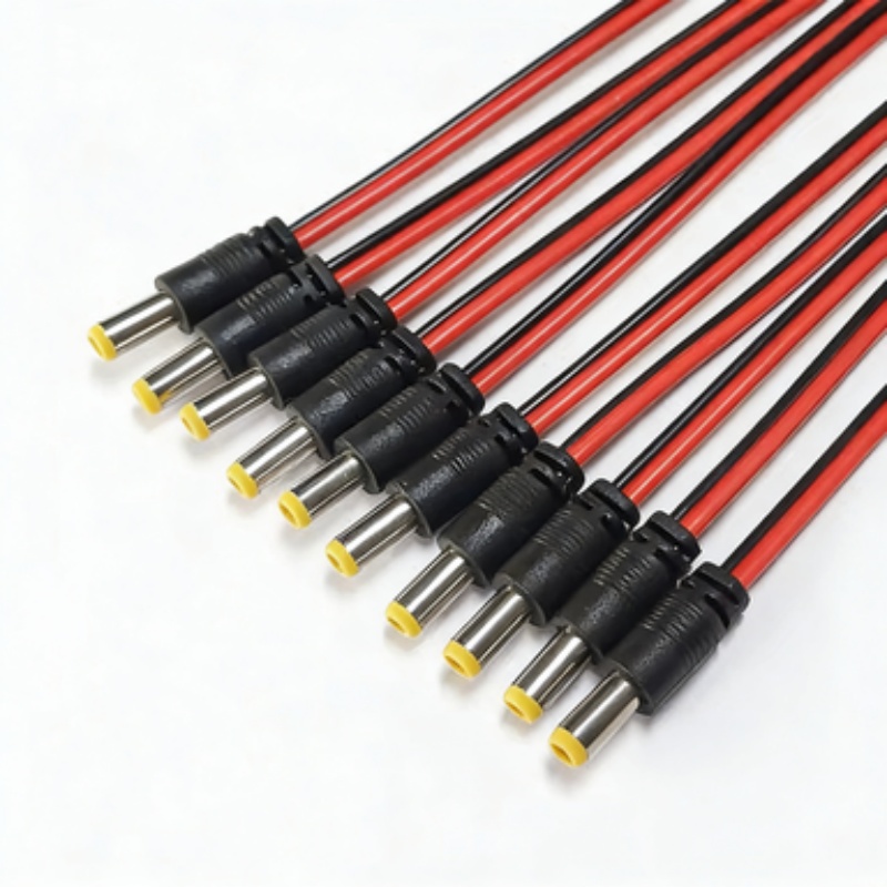 20/10Pcs 5.5 X 2.1mm Male Female Plug 12V Dc Power Pigtail Cable Jack for Cctv Camera Connector Tail Extension 12V DC Wire
