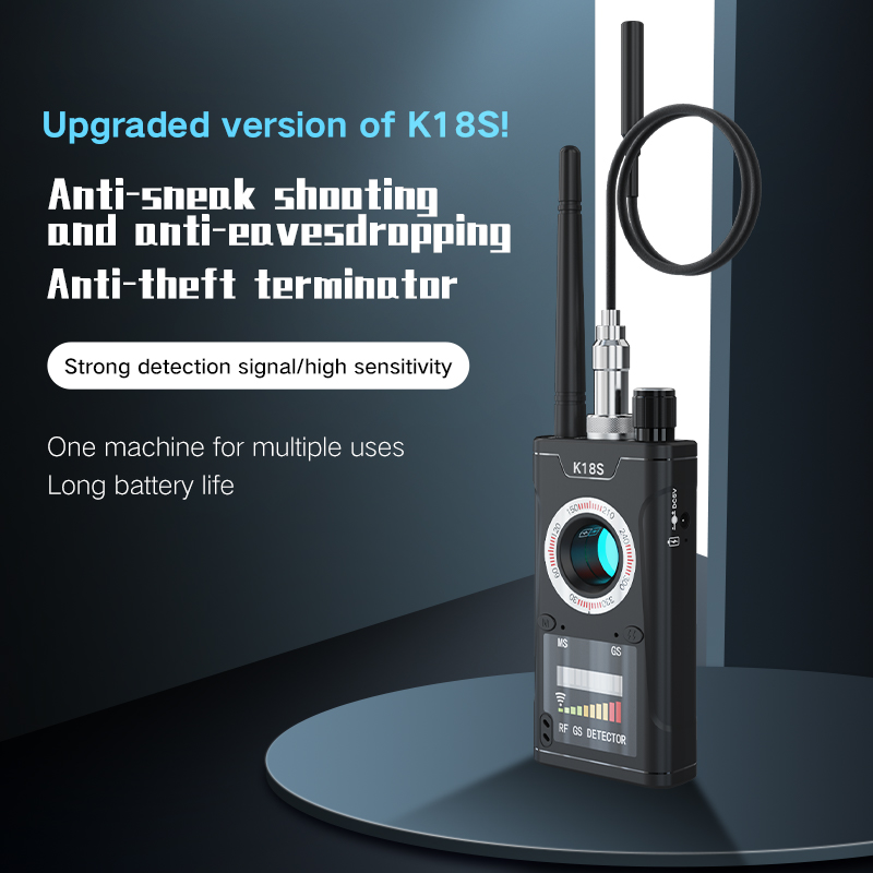 Détecteur de caméra cachée pour chasseur professionnel, gadget anti-espion, signal sans fil, GPS de voiture, recherche infrarouge, écoute électronique, mini revie