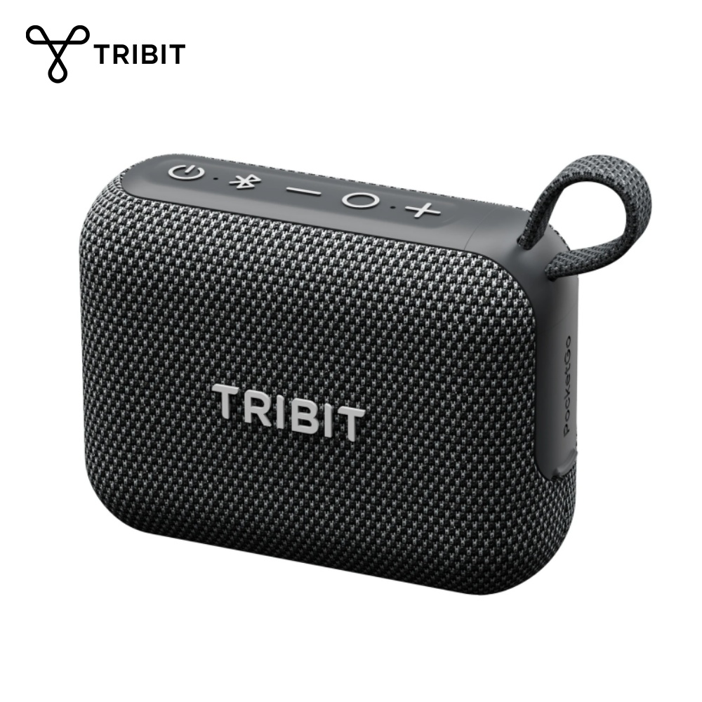 Przenośny głośnik Bluetooth Tribit PocketGo, wodoodporny IP68, BT6.0, wbudowany mikrofon, TWS, aplikacja, EQ, idealny na imprezy przy basenie, kemping, podróże.