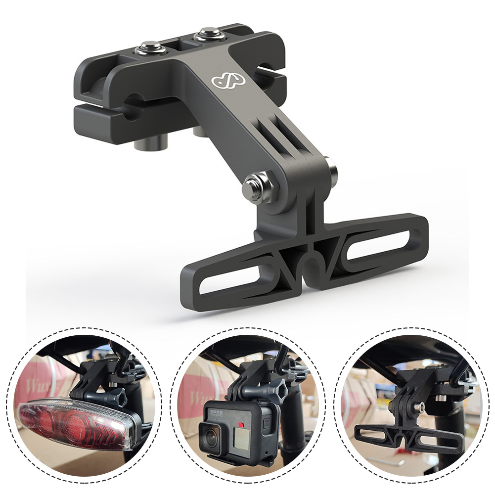 EBike-soporte para luz trasera de bicicleta eléctrica, soporte para lámpara de ciclismo Gopro, piezas de ciclismo
