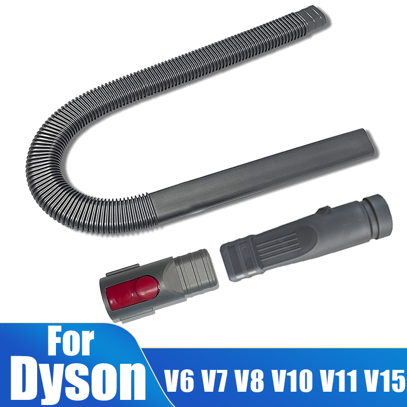 Piezas de limpiador de ventilación de secadora gris para aspiradora Dyson, para modelos V6 V7 V8 V10 V11 V15, accesorio de manguera de vacío eliminador de pelusa