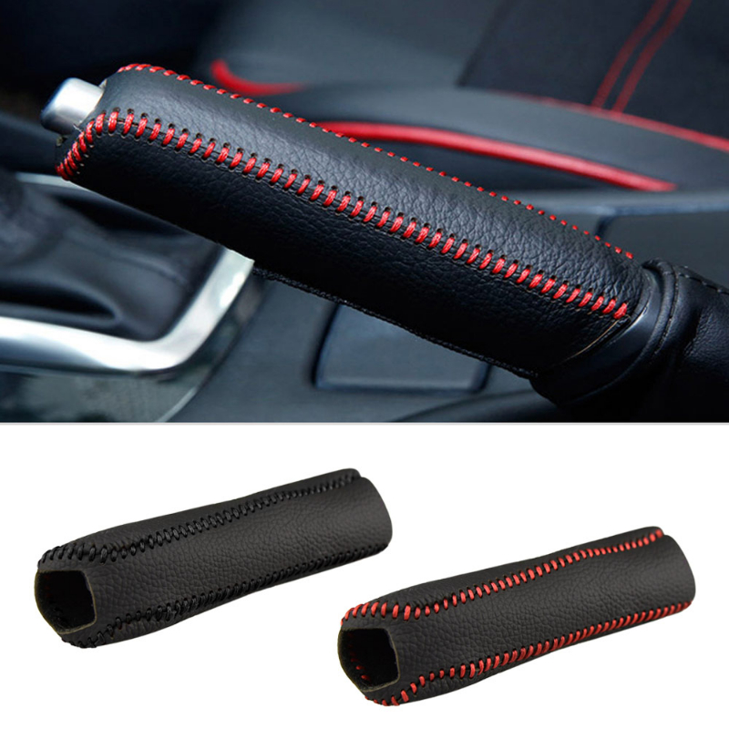 Juste de frein à main en cuir pour Audi, engrenages de voiture, A3, 8L, 8P, A4, Gods B7, B8, Horizon C5, C6, 4F, RS3, Q3, Q7, TT