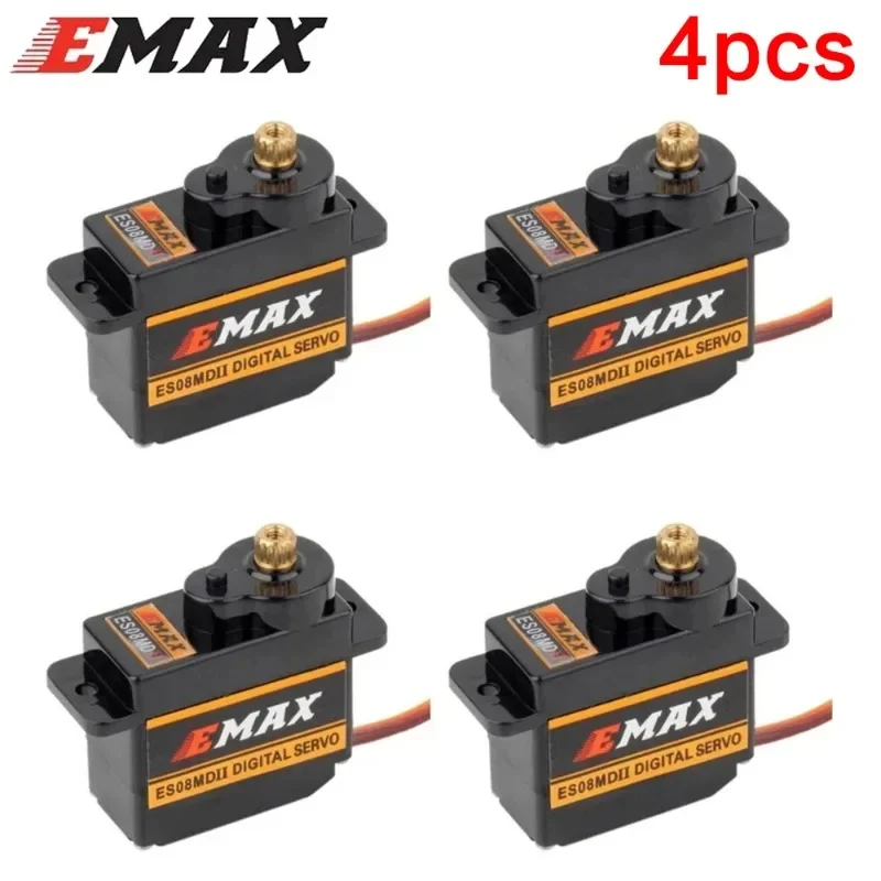 2026 EMAX ES08MDII ES08MD II Metal GEAR Digital Servo up sg90 ES08A ES08MA MG90S TREX 450 Helikopter Pesawat Rc Robot