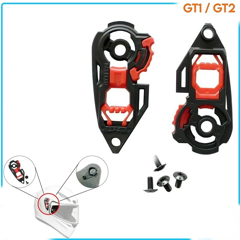 Piezas para casco de motocicleta, accesorios, Base de visera para Casco, bloqueo para AGV K1 K3SV K5, Mecanismo de Moto, bloqueo de escudo Capacete