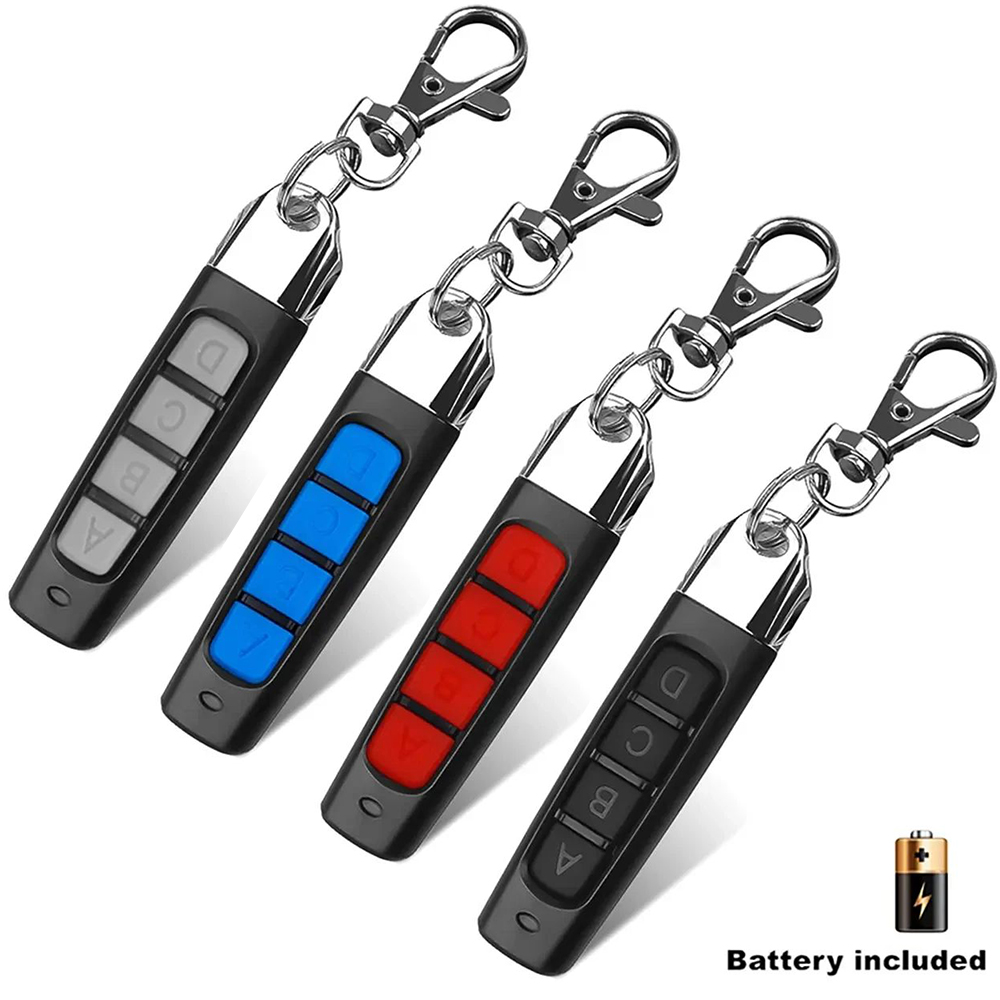 433MHz Cloning Remote Control RF Clone Copy Remote Control Garage Gate Door Opener Remote Key Duplicator for Home Safety