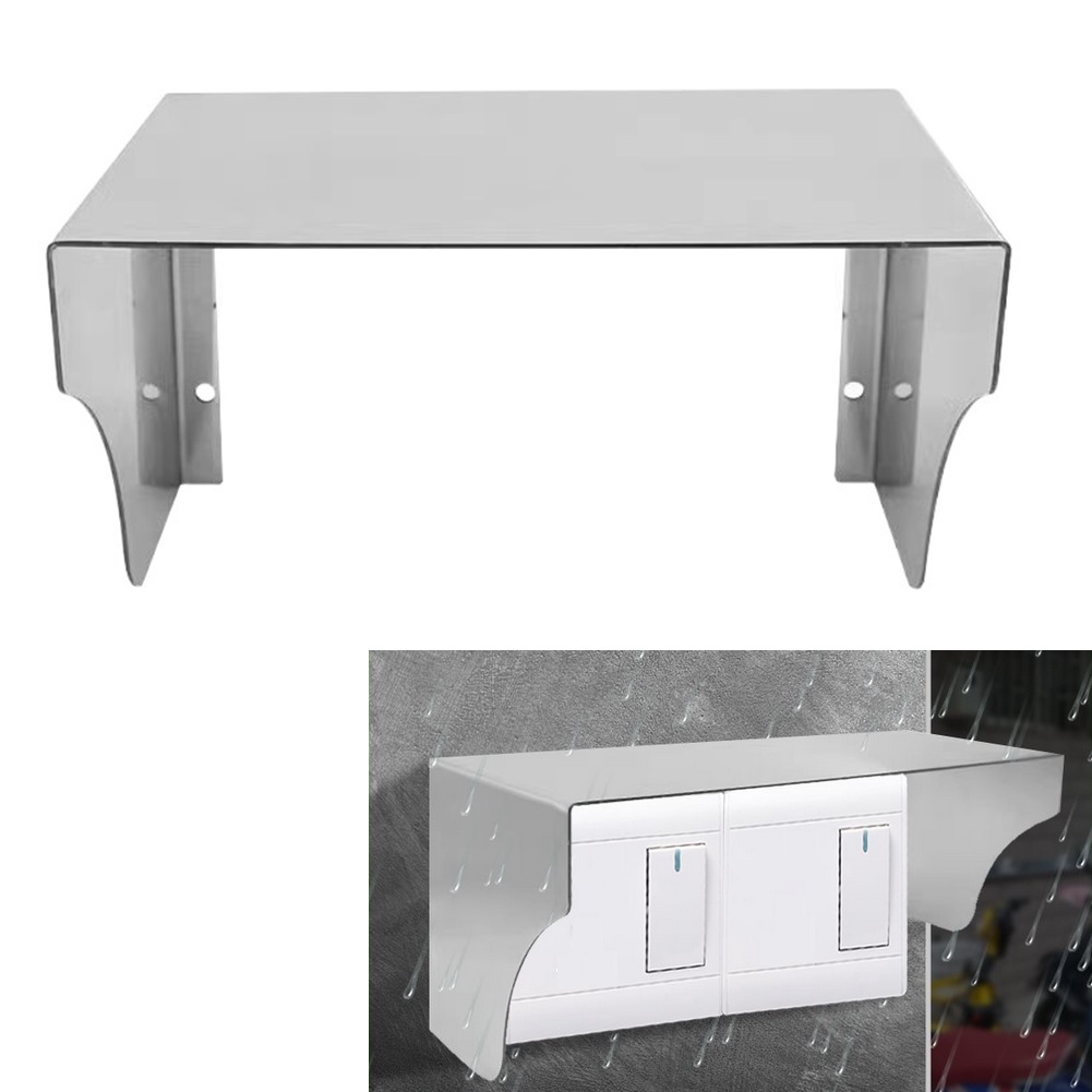 Cubierta de enchufe impermeable, cubierta de lluvia para timbre de acero inoxidable, Control de acceso de enchufe exterior, cubierta impermeable