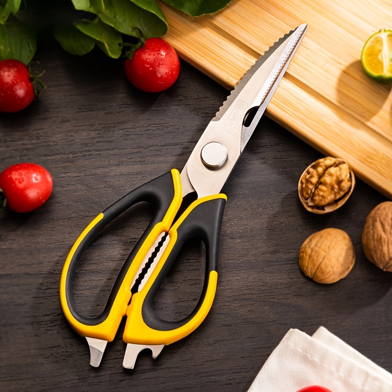 Deli-tijeras de cocina multiusos desmontables, tijeras de carne de alta resistencia, tijeras de alimentos para pollo, aves de corral, pescado, hierbas