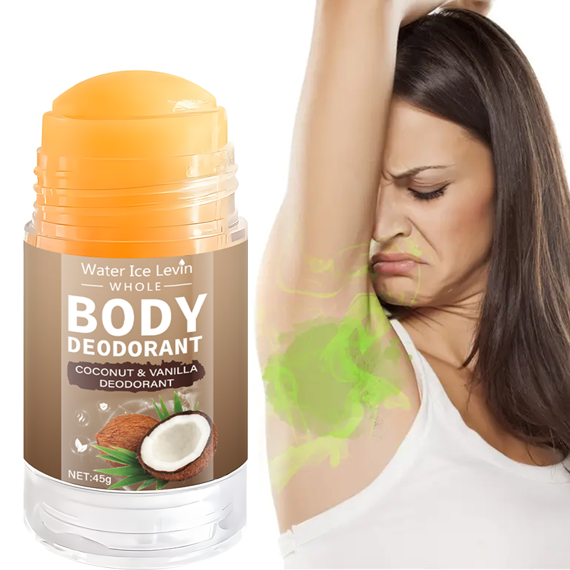 Desodorante em bastão de coco para corpo inteiro para homens e mulheres, hidratante e sem fricção, adequado para todo o corpo e partes de privacidade, itens essenciais para viagens, uso diário |   Desodorante Natural