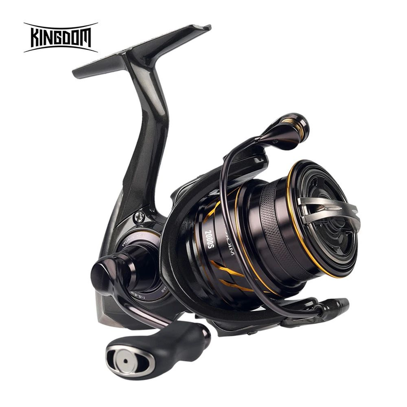 Kingdom Micro Fly Pro moulinet de pêche 160g ultraléger 8 + 1BB 7KG traînée maximale 5.2: 1 moulinet d'eau douce et salée pêche au brochet