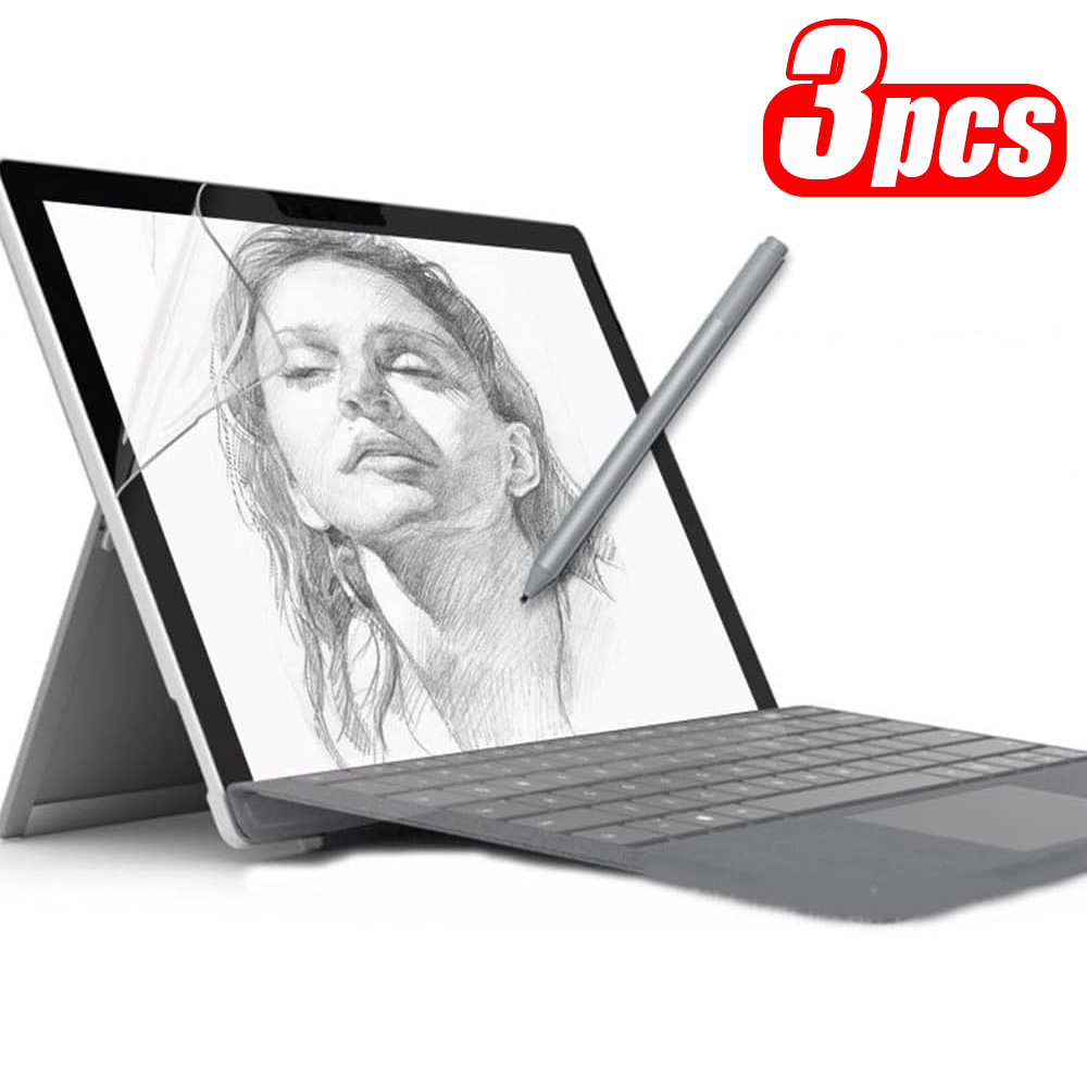 Protector de pantalla de papel mate 3 uds para Microsoft Surface Pro 8 9 10 11 12X4 5 6 7 escritura antirreflectante dibujo como en papel