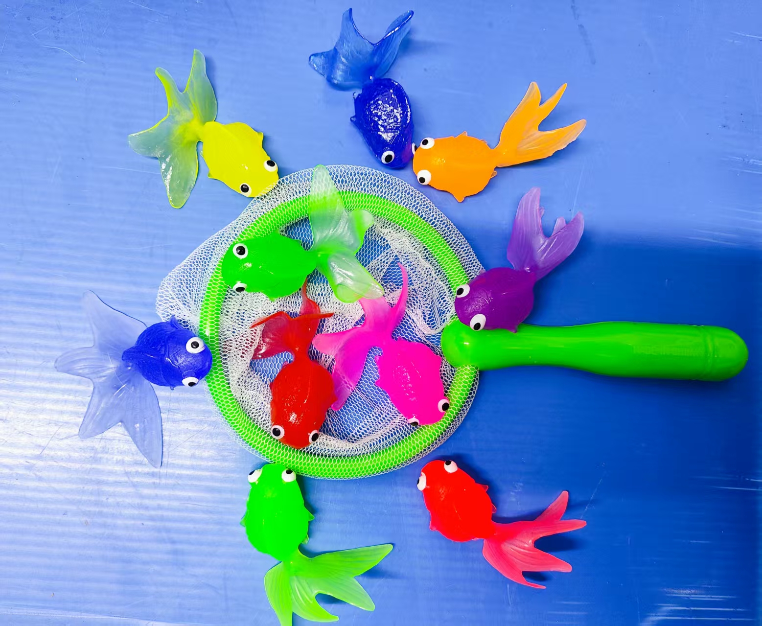 ของเล่นน้ําเด็กยางนุ่ม Marine Life Buoy ปลาทองสุทธิตกปลารุ่นอ่างอาบน้ําว่ายน้ําวันหยุดของขวัญ