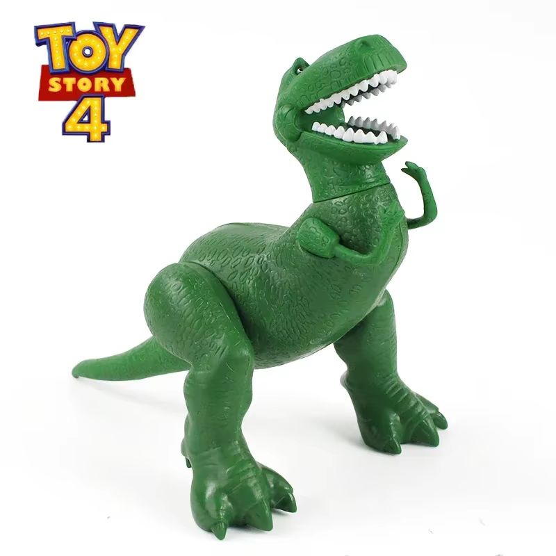 HOT Toy Story 4 Rex Green Dinosaur 22cm Pvc Action Figure Movable Legs Mini Model Doll Collectible Toy For Children Gift