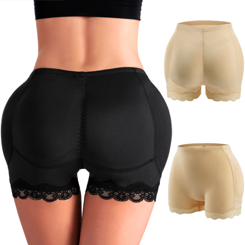 Sous-vêtements correctifs rembourrés, rehausseur de fesses, sangle modelante, faux hanches, culotte Push Up