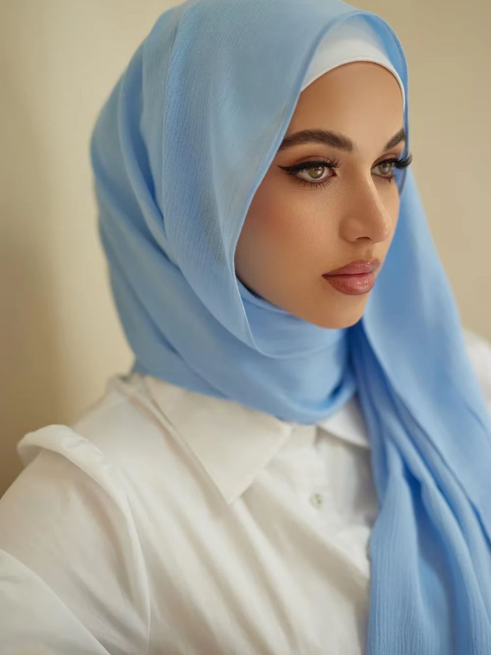 Nuevos Hijabs de Rayón Arrugado para Mujer, Pañuelos Lisos, Chales, Hijab Musulmán Suave de Viscosa, Turbante Islámico, Diadema