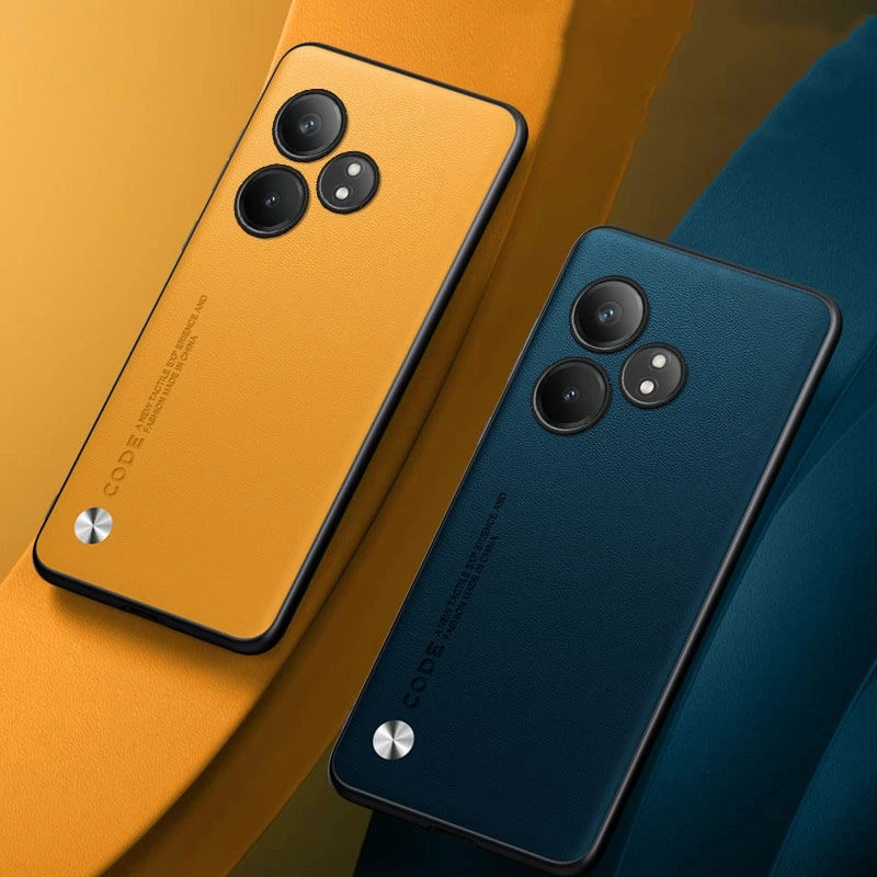 Funda de cuero liso para Realme GT 6 T 5G GT6 7T Neo 6 SE NEO6, funda trasera de silicona mate, carcasa protectora para cámara, parachoques a prueba de golpes