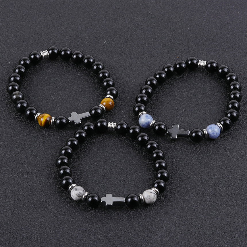 Pulseiras de Aço Inoxidável 316L para Mulheres, Hip Hop, Simplicidade, Cruz, Rábulo, Corrente, Moda, Joias Finas, Presentes, SAB114