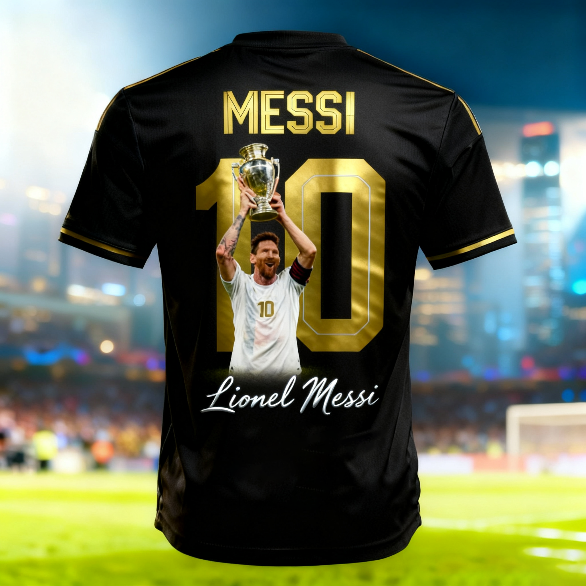 ChatGPT AI MESSI ขายดี # เสื้อฟุตบอล 10 ตัว สำหรับผู้ใหญ่และเด็ก เสื้อซ้อมฤดูร้อน น้ำหนักเบา ชุดกีฬา รุ่นแฟนคลับ