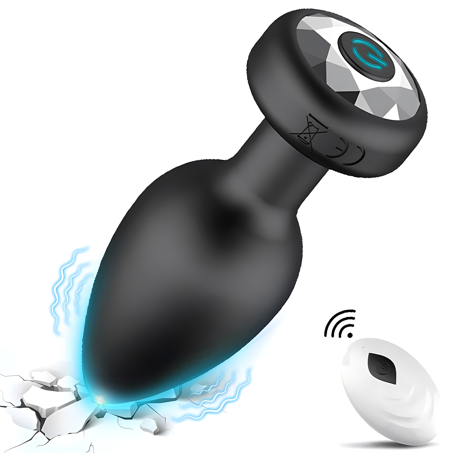 Vibrador con Control remoto, tapón anal para hombres, masajeador de próstata, masturbador femenino, Juguetes sexuales para adultos para mujeres, hombres, Gay