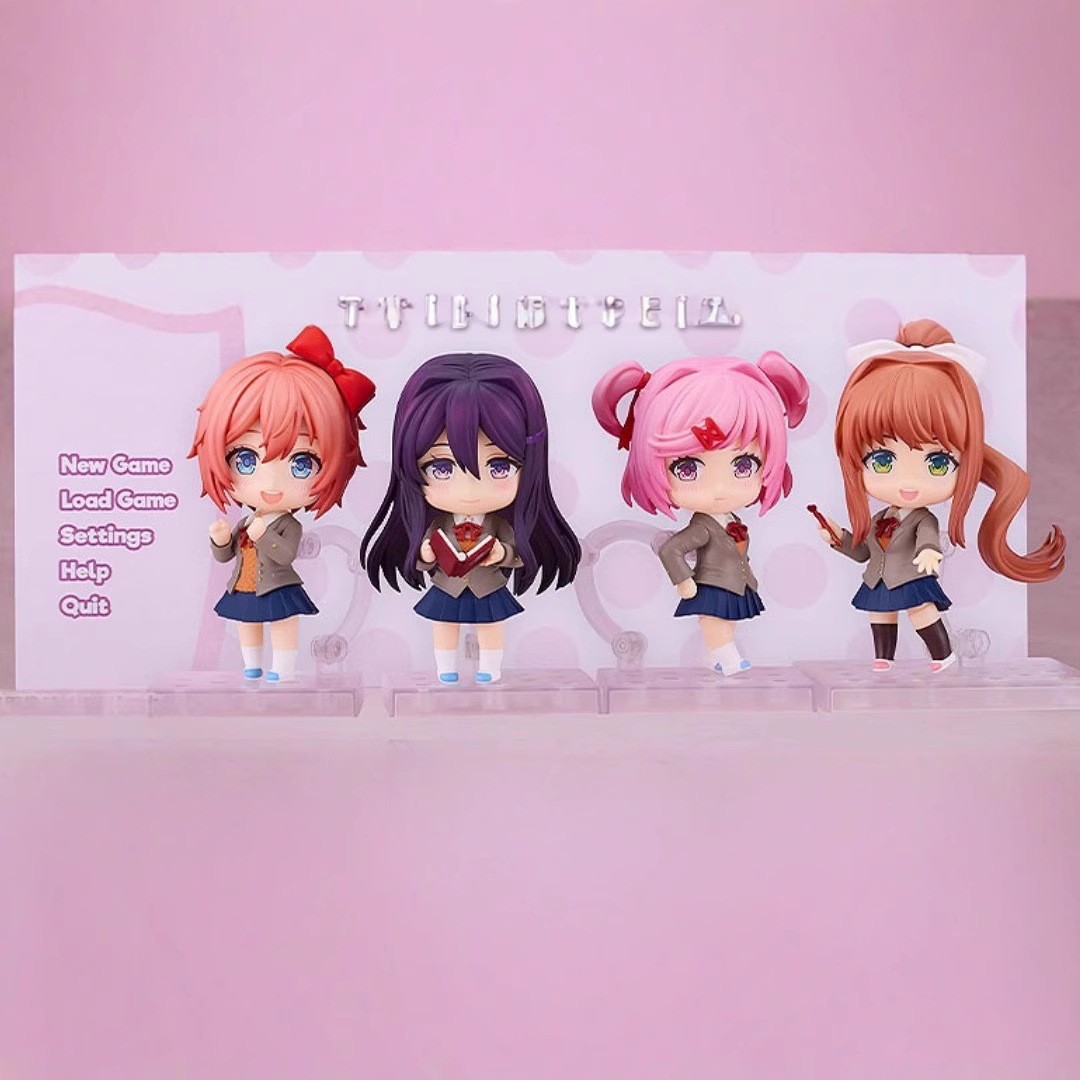 Коллекционная фигурка 2026 Literature Club Club Натсуки Моника Саёри Юри, 10 см, игрушка-кукла, рождественский подарок в коробке