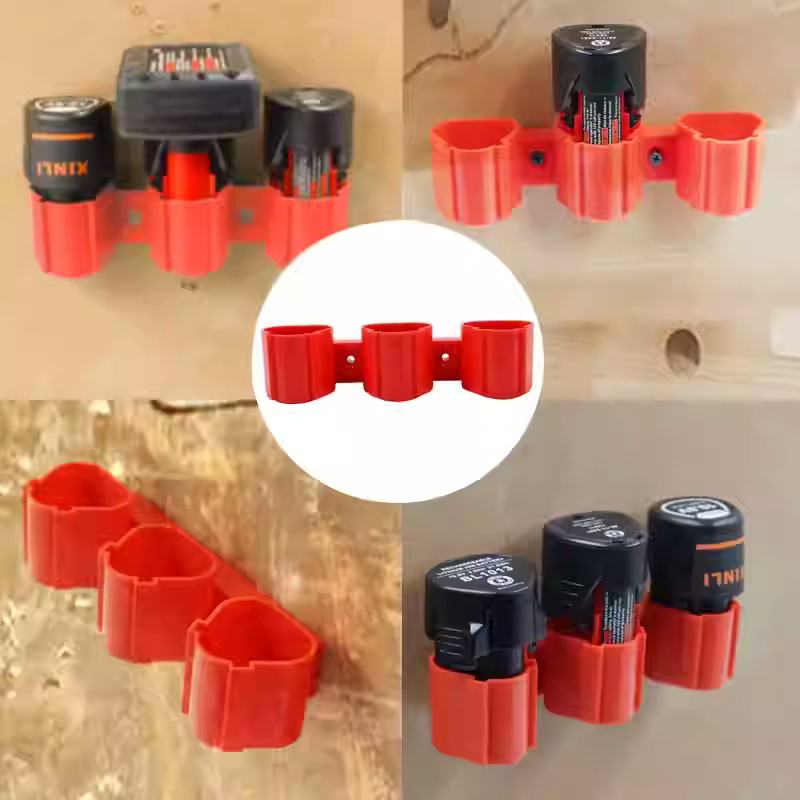 Держатель для хранения аккумуляторов для Makita,Bosch, Milwaukee 10,8 В 12 В, настенный кронштейн для аккумуляторов, стеллаж для демонстрации инструментов для аксессуаров Milwaukee