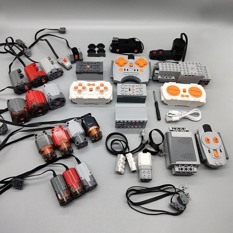 High-Tech PF Onderdelen Ultra Hoge Snelheid L Motor 8884 8883 Servo Bricks Speelgoed Power Bouwstenen Batterij Box Compatibel met LEGO