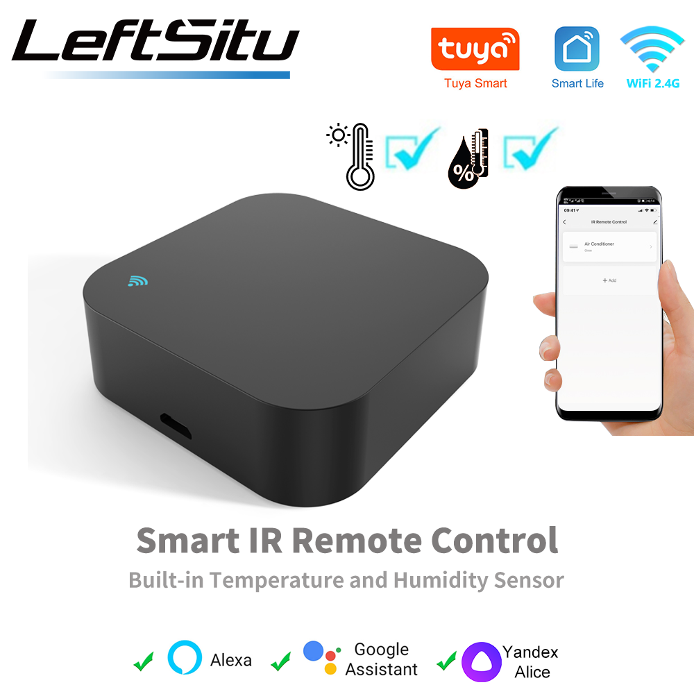 Tuya Remote Control WiFi IR untuk TV AC, Remote Control Universal Inframerah Rumah Pintar untuk Alexa,Google Home Yandex