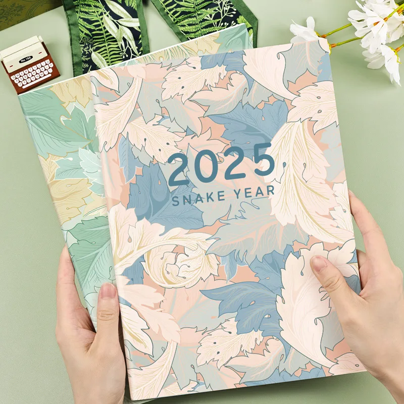Cuaderno planificador 2025, calendario anual, Bloc de notas de presupuesto, planificadores Kawaii, diario, lista de tareas diarias, organizador de horarios, suministros de oficina