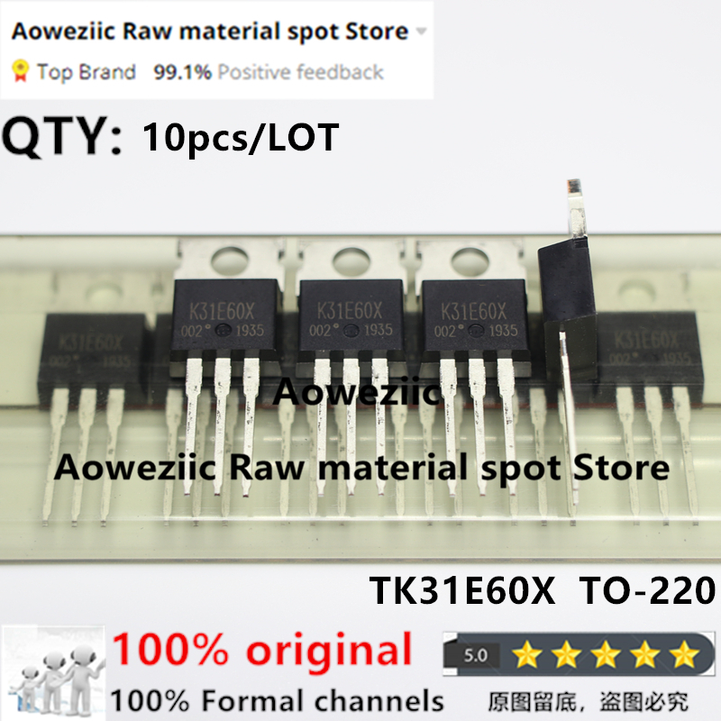 Aoweziic 100% Nowy Importowany Oryginalny TK31A60W K31A60W TO-220F TK31E60W K31E60W TK31E60X K31E60X TO-220 TK31V60W K31V60W QFN8X8
