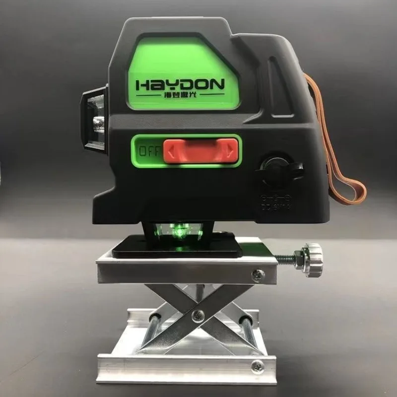 useful Aluminum Alloy Grounding Instrument Lifting Table 360° Rotating Table Level Automatic Leveling Bracket Fine-tuning Work