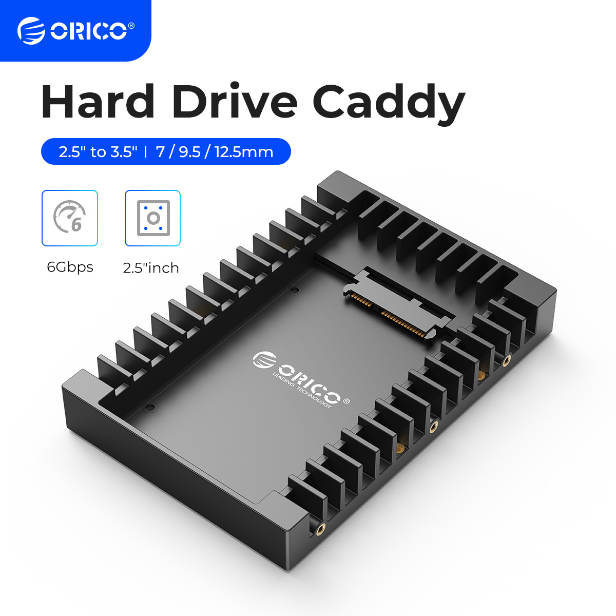 ORICO Harde Schijf Caddy Ondersteuning SATA 3.0 Ondersteuning HDD en SSD 2,5 In 7mm 9,5mm 12,5mm Computeraccessoires
