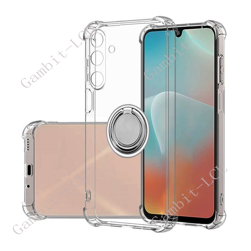 Per Samsung Galaxy Wide 8 F16 M16 5G SM-M166S SM-E166P Anello posteriore Staffa di supporto Custodia per telefono Smartphone TPU Soft Cover