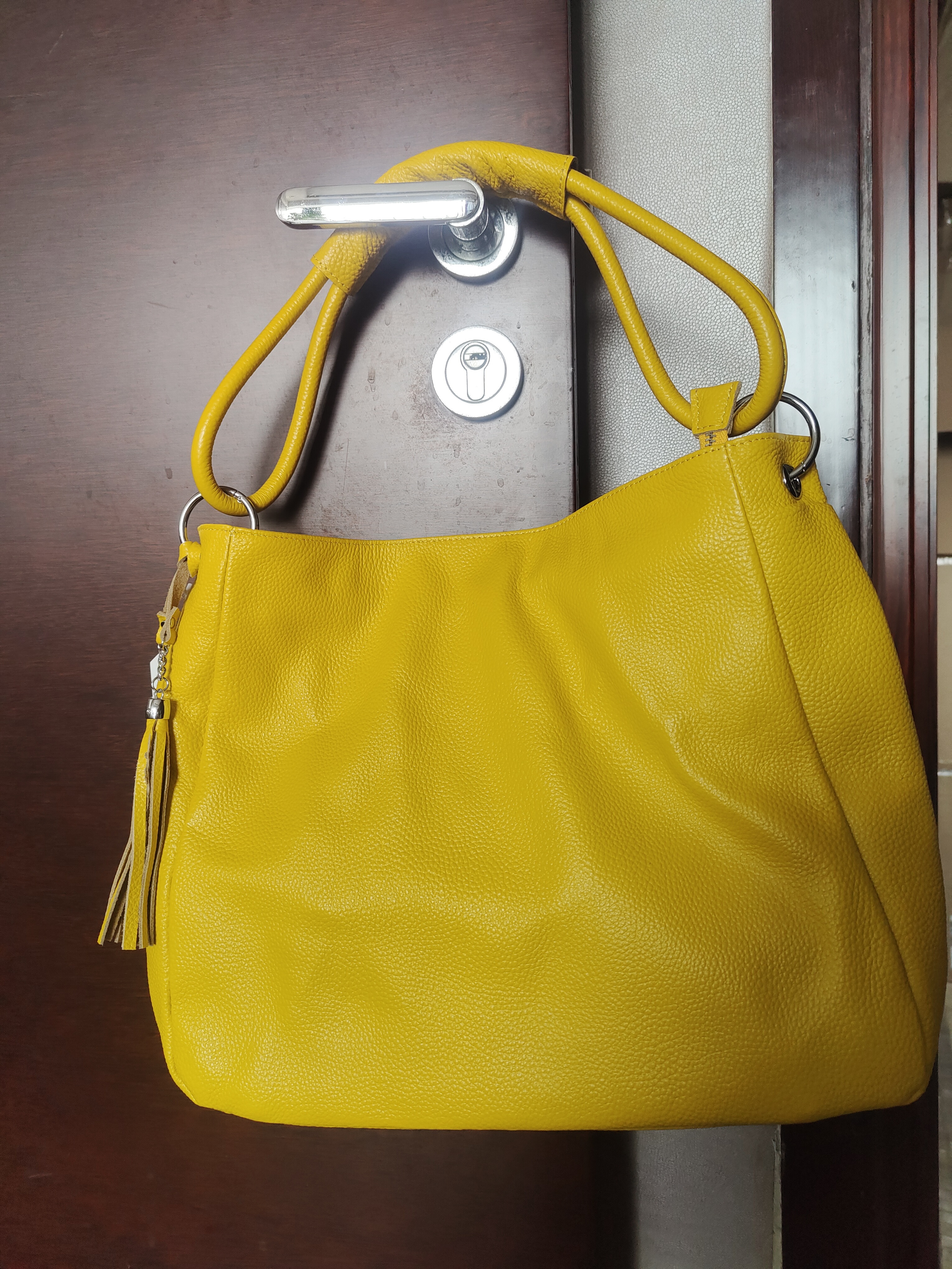Zency 2024 Luxe Tas voor Dames Echt Lederen Tote Hobo Tas Grote Schoudertas Ruime Crossbody voor Werk Shoppin Esthetische Tassen