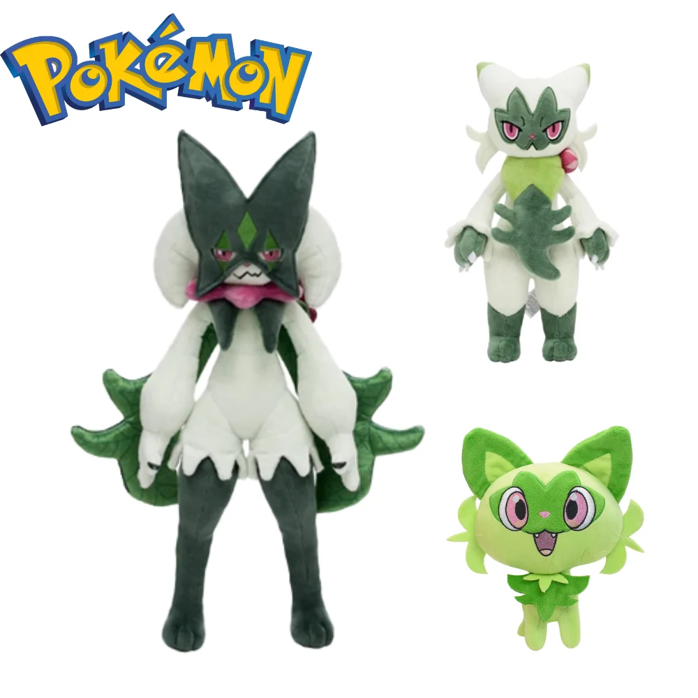 Floragato Sprigatito Meowscarada pluszowa zabawka Anime Model figurki prezent dla dzieci prezent urodzinowy dla dzieci Anime nadziewane kawaii słodkie