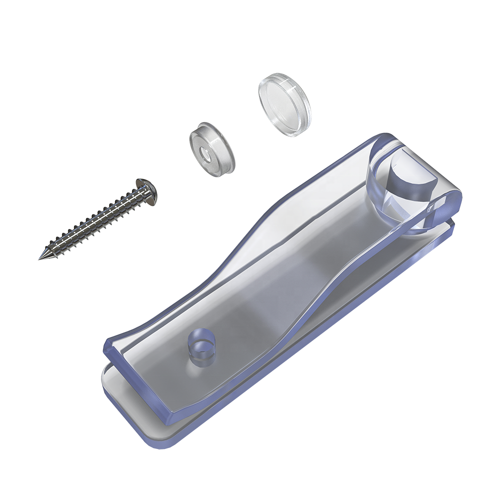Clip per catena di vendita popolare di alta qualità CSD02-C-1 assemblare su parete per tende verticali Accessori per tende Componente per tende romane