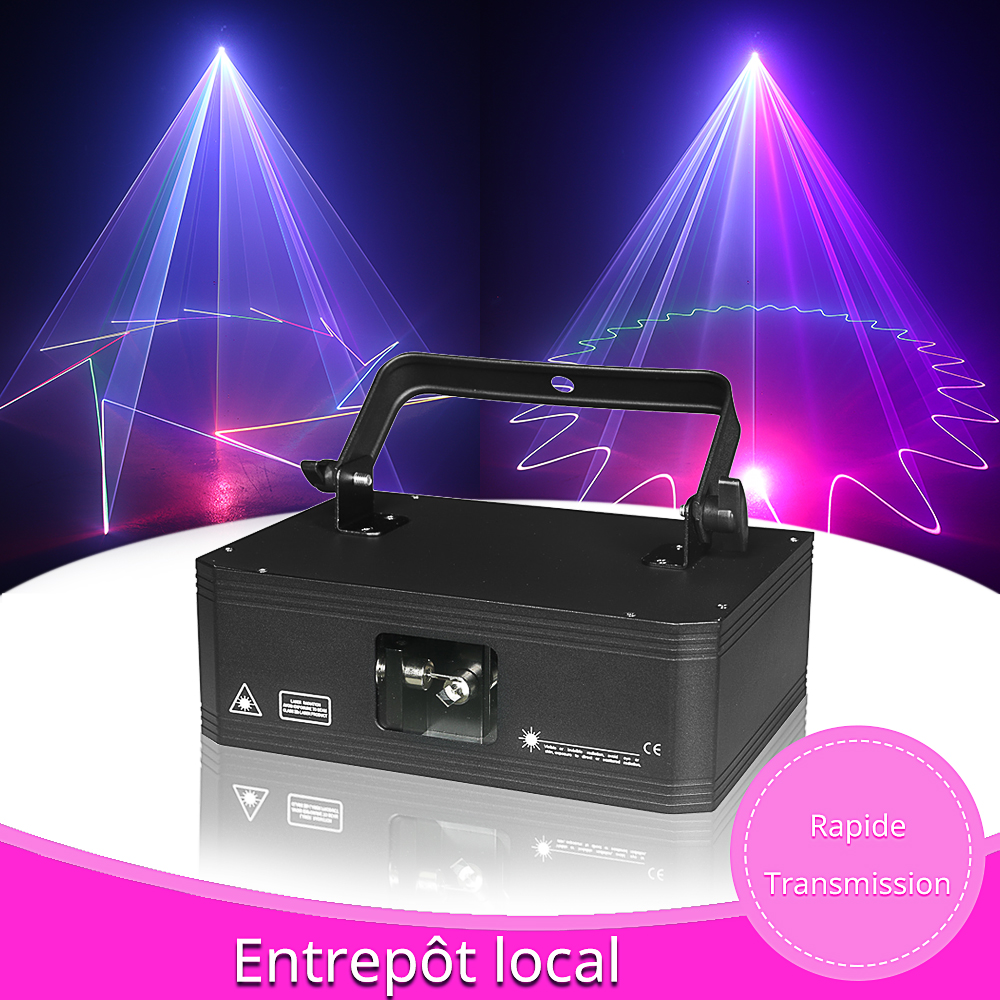 2024 RGB Disco Lights Dj Dmx Club Bar Stage Effect Lighting 5W Voice Control Home Party Projektor animacji 3D