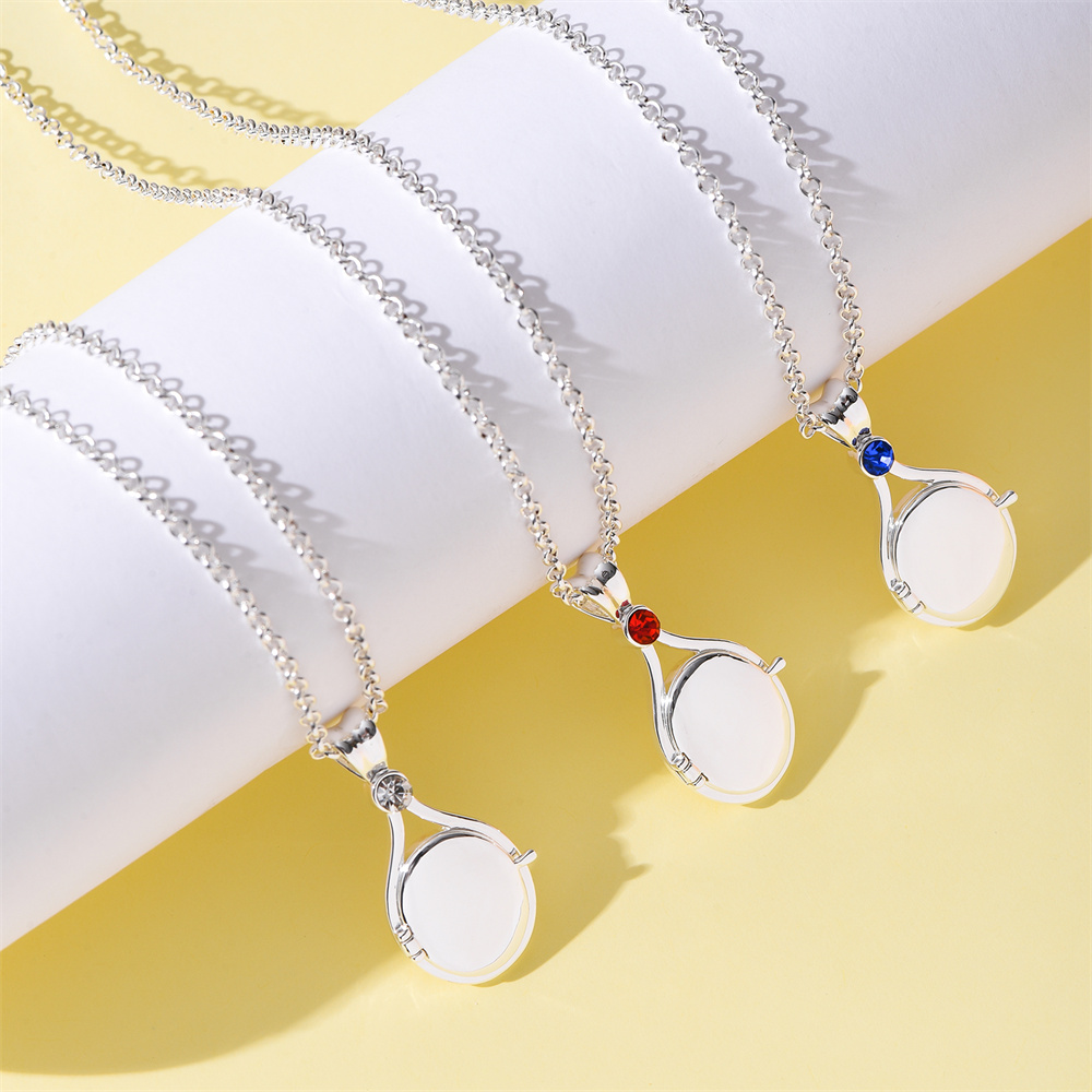 Collier série télévisée classique, juste ajouter de l'eau, pendentif en cuivre plaqué argent Zircon naturel, bijoux de sirène H2O, cadeau pour les Fans