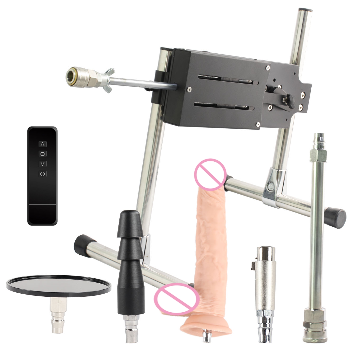 FREDORCH Máquina de masturbación silenciosa de 80W con control remoto para mujeres y hombres, máquina sexual automática con consolador, juguetes sexuales VAC-U-LOCK
