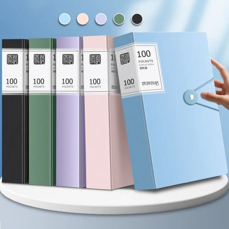 Carpeta de archivos A4 de gran capacidad, organizador de documentos multifuncional, impermeable, a prueba de polvo, almacenamiento de escritorio, soporte para documentos, contrato