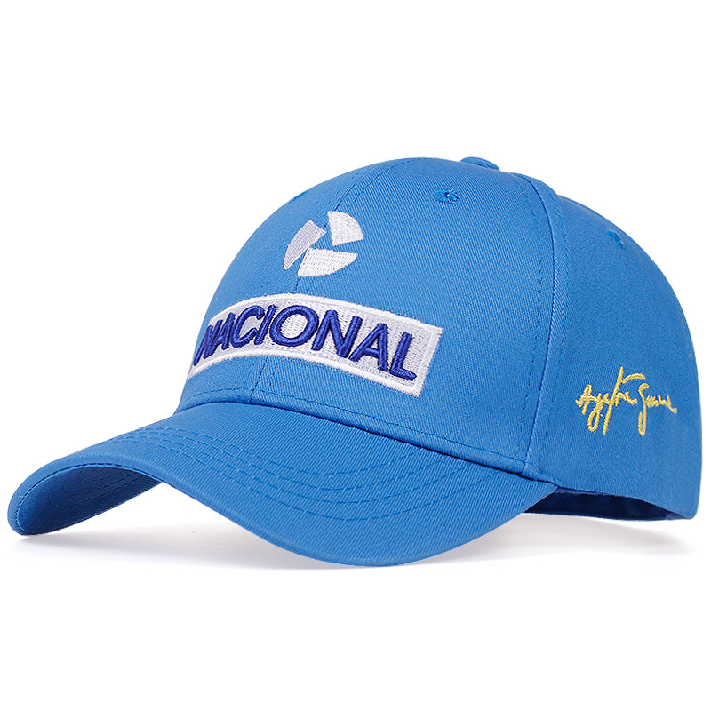Nuevo Ayrton Senna Racer gorra bordada de moda gorra de béisbol del equipo de protección solar al aire libre