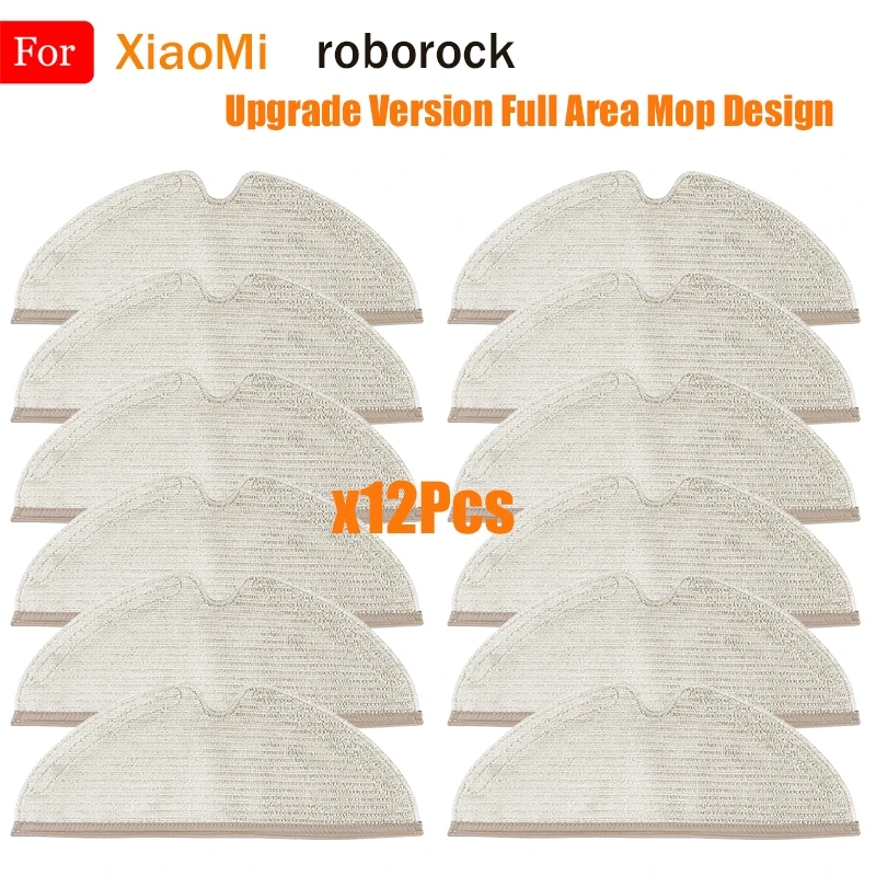Versión mejorada, Robot limpiador, paños de fregona, trapos para XiaoMi Roborock S5 Max S6 Pure S6 MaxV S5 S51 S50 S55 Xiaowa E25 E35