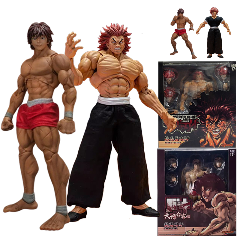 Storm Speelgoed St 1/12 Hanma Yujiro Baki Hanma Actiefiguur Ko St Storm Speelgoed Zoon Van Ogre Baki Hanma Model Speelgoed Verjaardagen Geschenken
